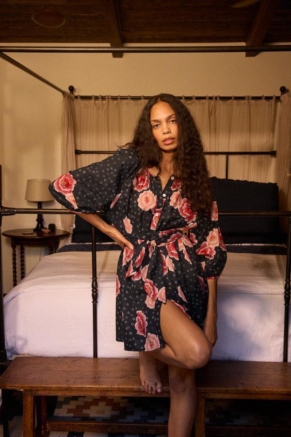 Natalie Martin ALEX SHORT DRESS WITH SASH