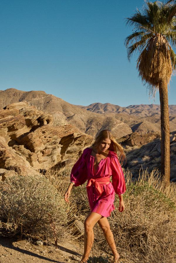 Natalie Martin ALEX SHORT DRESS WITH SASH