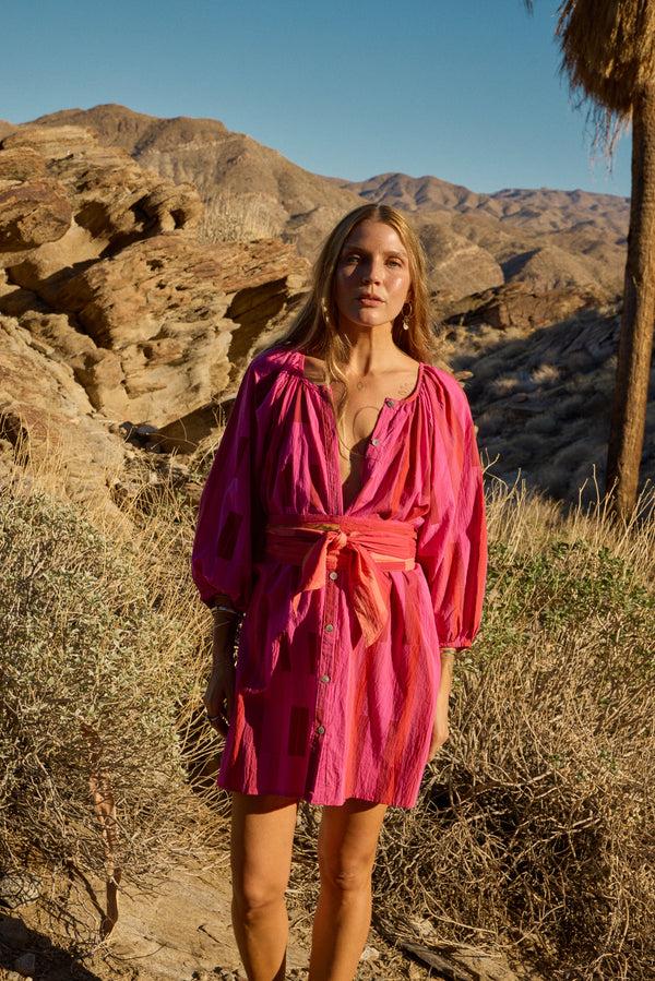 natalie martin ALEX SHORT DRESS WITH SASH