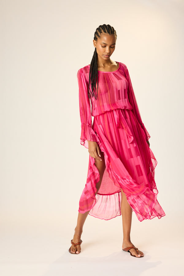 natalie martin CAMILLE DRESS WITH SASH