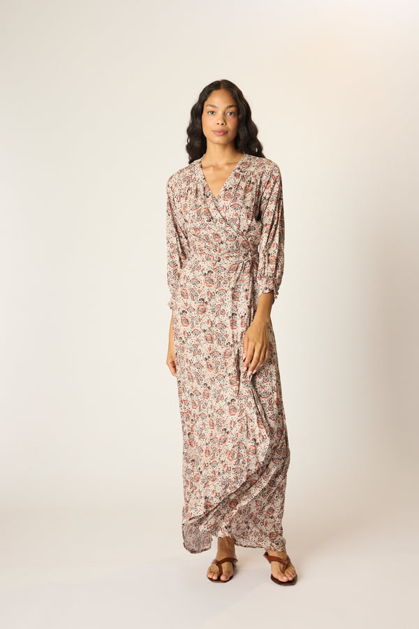 natalie martin KATE LONG SLEEVE MAXI