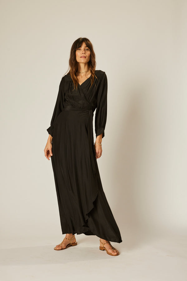 natalie martin KATE LONG SLEEVE MAXI