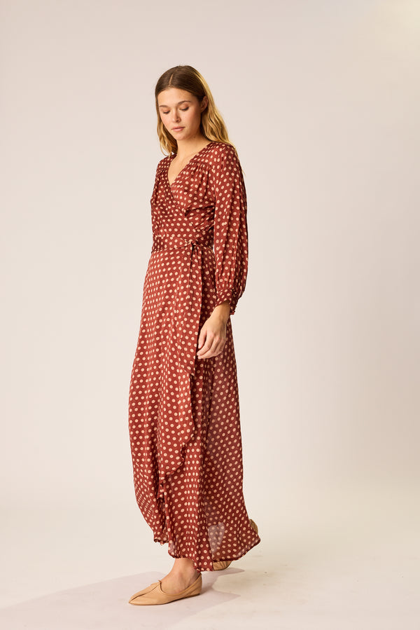Natalie Martin KATE LONG SLEEVE MAXI