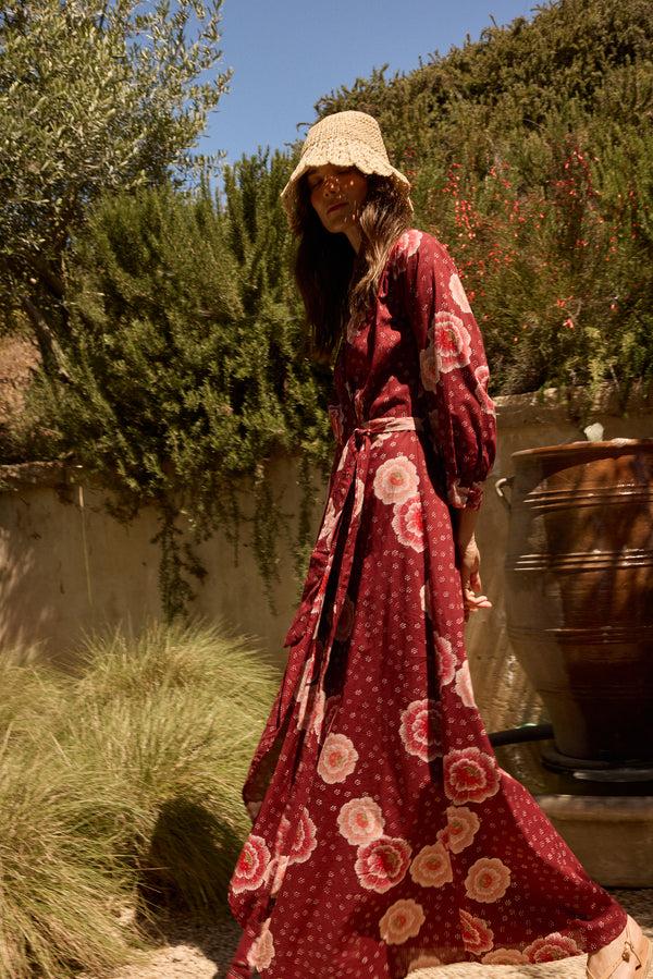 Natalie Martin KATE LONG SLEEVE MAXI