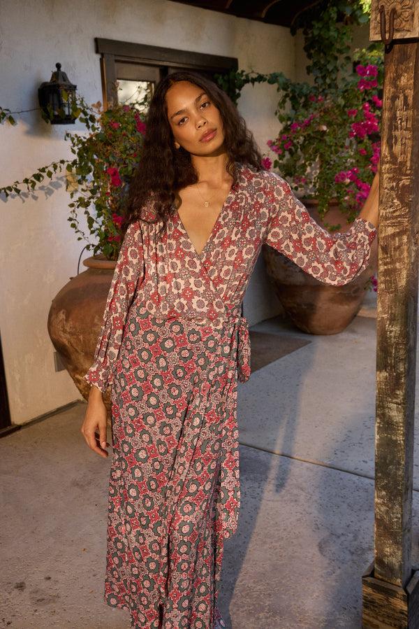 Natalie Martin KATE LONG SLEEVE MAXI