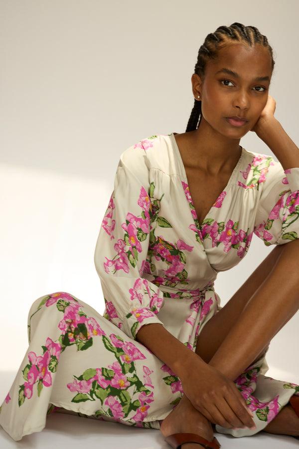 natalie martin KATE LONG SLEEVE MAXI