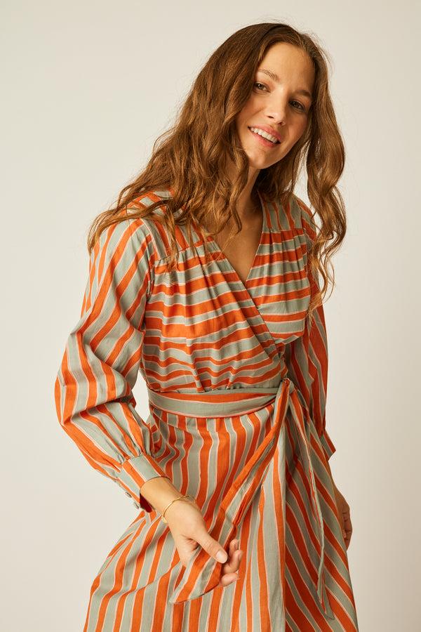 Natalie Martin KATE LONG SLEEVE MAXI