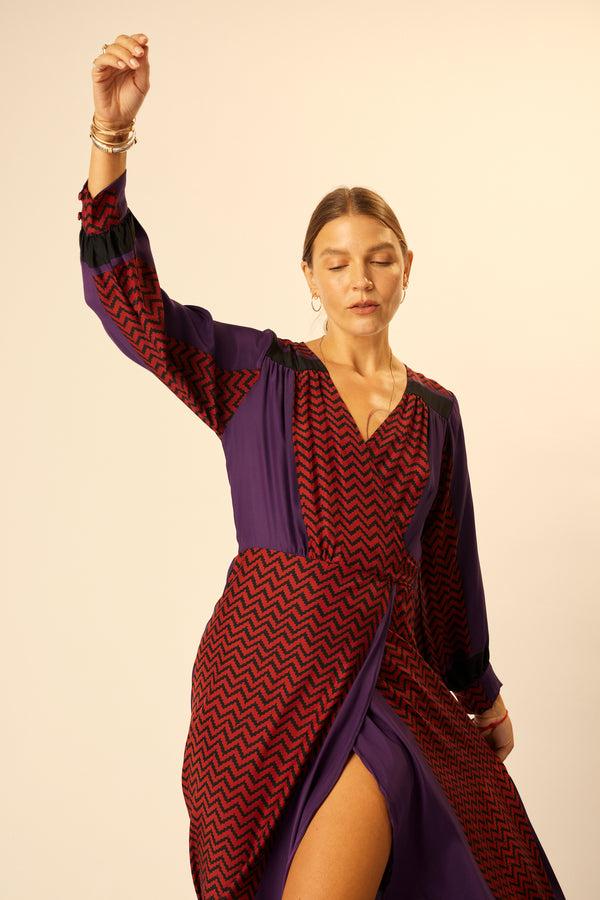 Natalie Martin KATE LONG SLEEVE MAXI