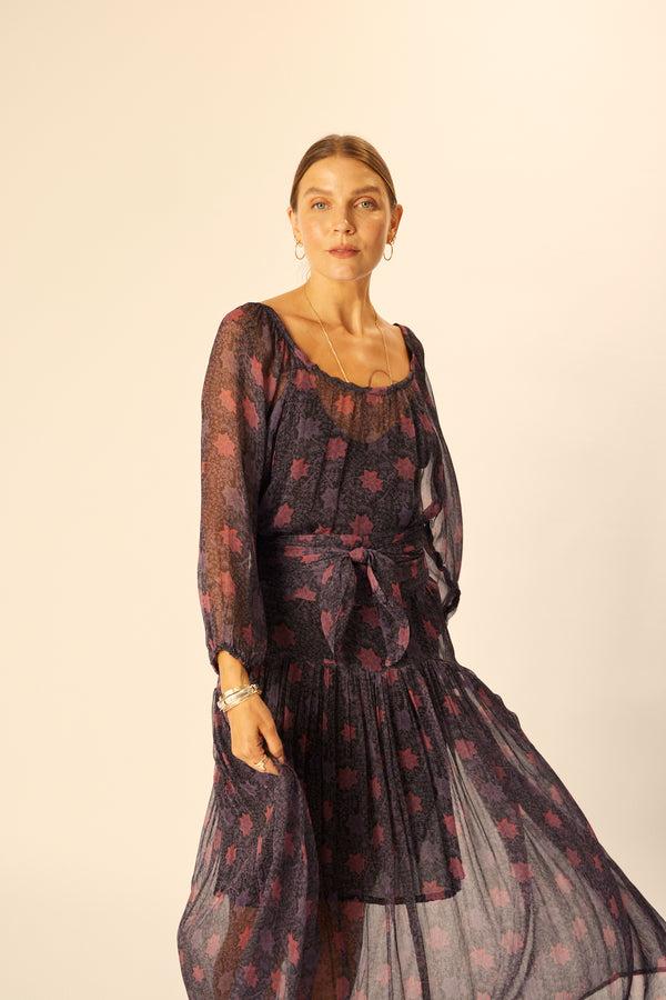 natalie martin LAINEY DRESS WITH SASH