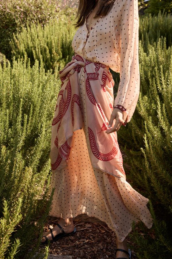 natalie martin LARGE SQUARE SCARF