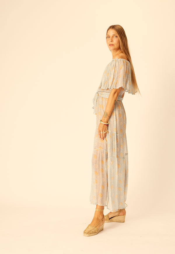 natalie martin NAOMI DRESS WITH SASH