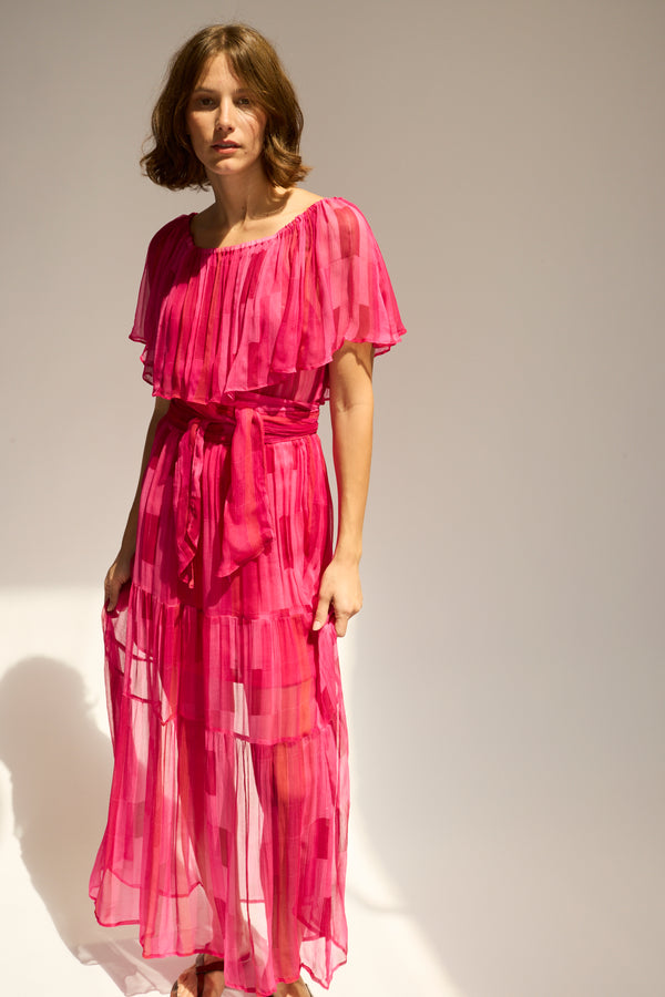 natalie martin NAOMI DRESS WITH SASH