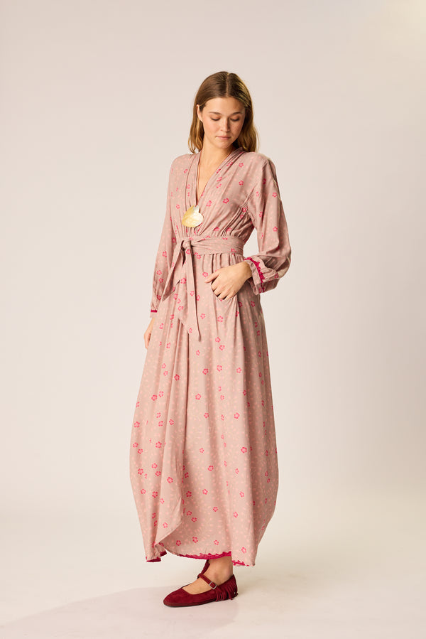Natalie Martin NICO L/S MAXI WITH SASH