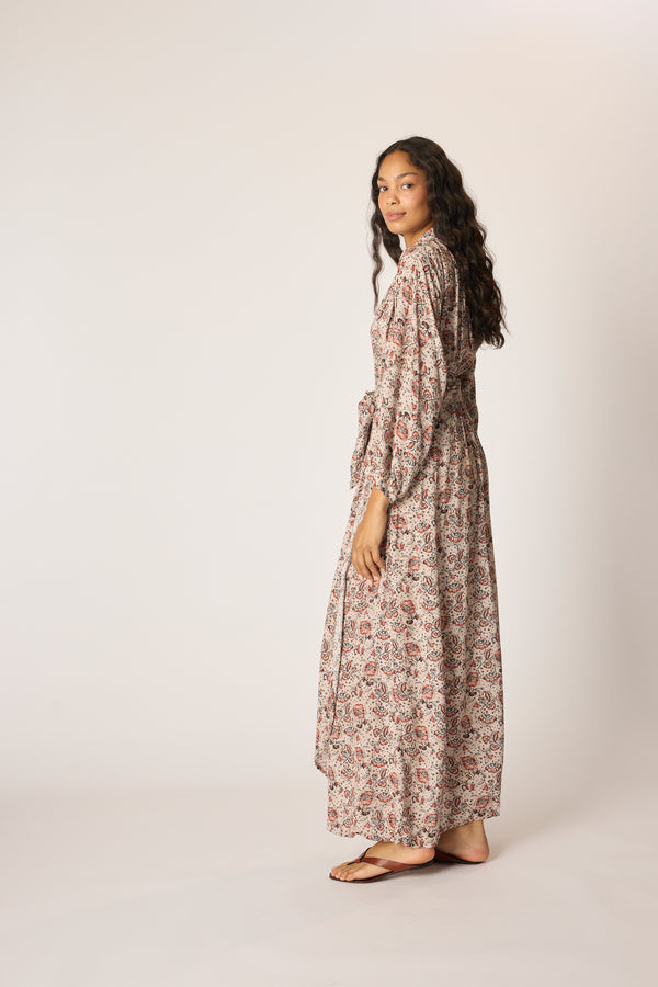 natalie martin NICO L/S MAXI WITH SASH
