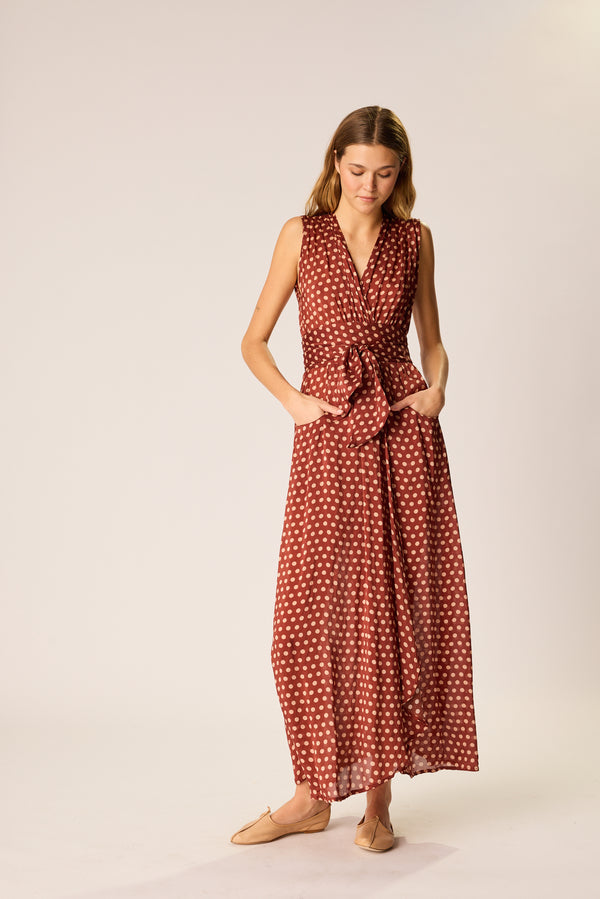 natalie martin NICO SLEEVELESS MAXI