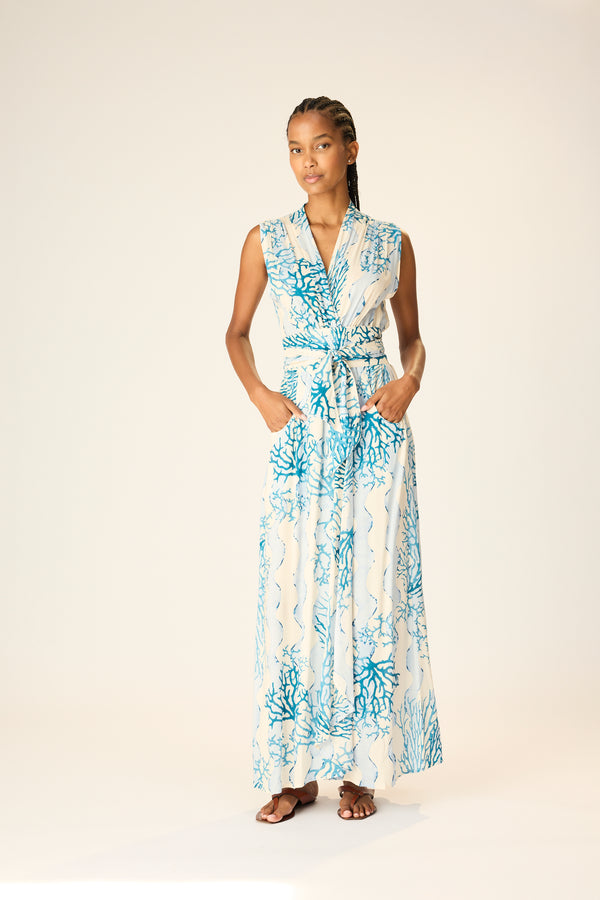 natalie martin NICO SLEEVELESS MAXI