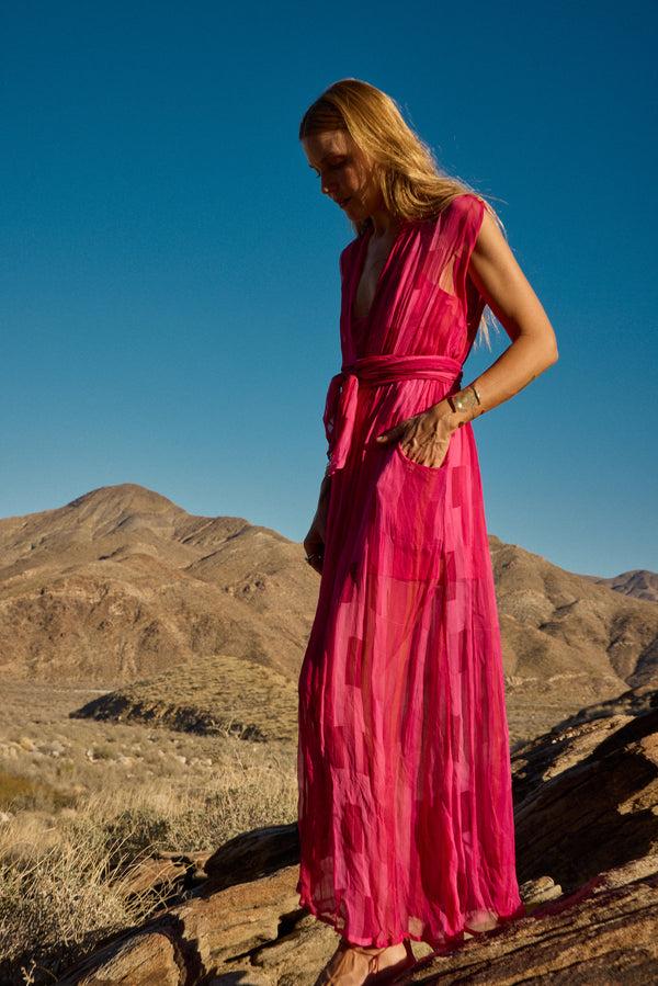 natalie martin NICO SLEEVELESS MAXI