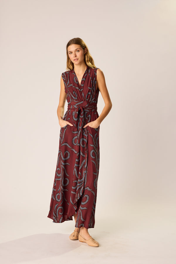 natalie martin NICO SLEEVELESS MAXI
