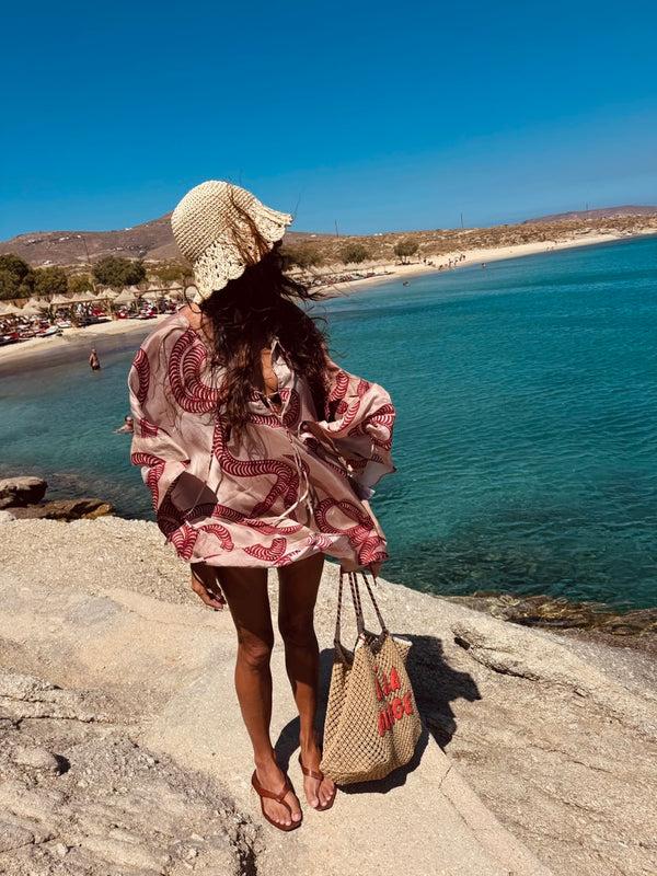 natalie martin PAULINA MINI CAFTAN