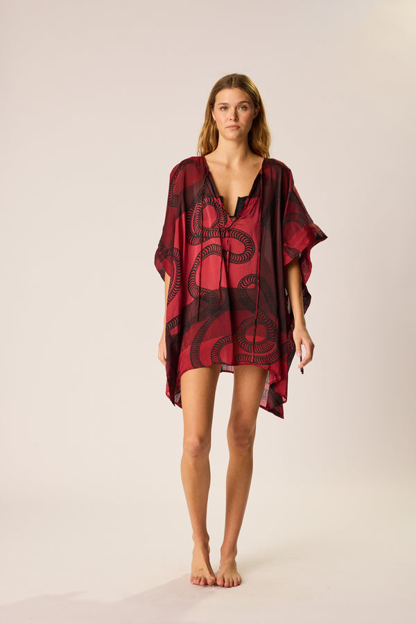 natalie martin PAULINA MINI CAFTAN
