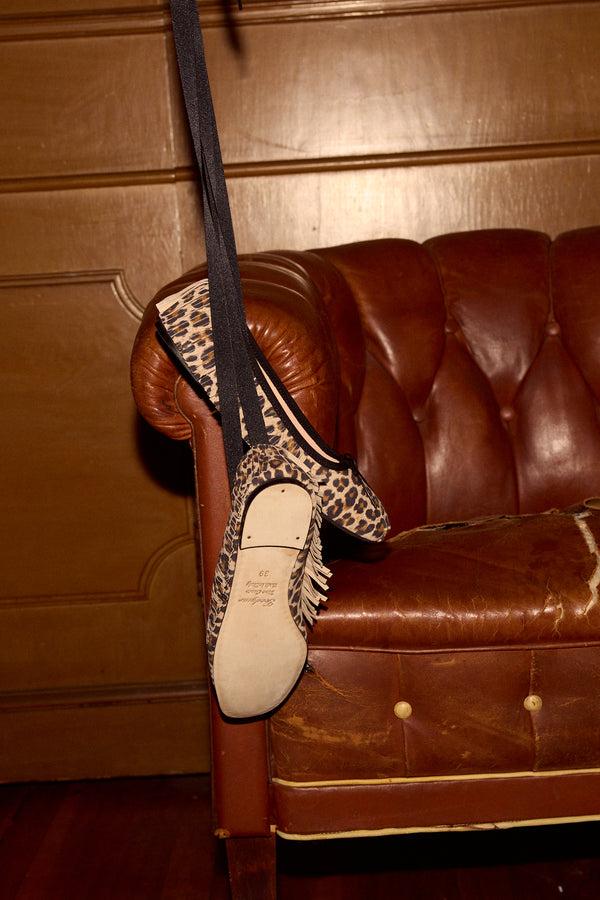 natalie martin TOUJOURS FRINGED BALLET FLAT