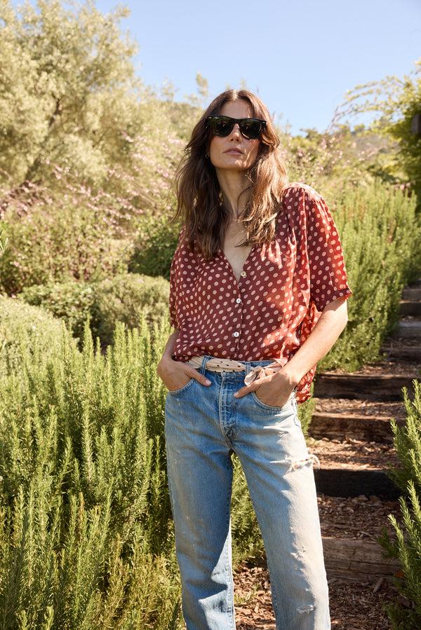 Natalie Martin VIOLET TOP