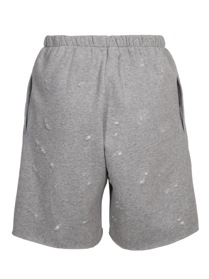 Natasha Zinko Distressed 'F*ck Off Tuesday' Jogging Shorts