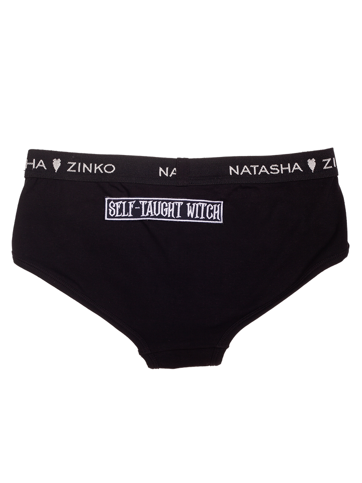 Natasha Zinko Logo Band Floral/Black Panties Set /3 Pairs/