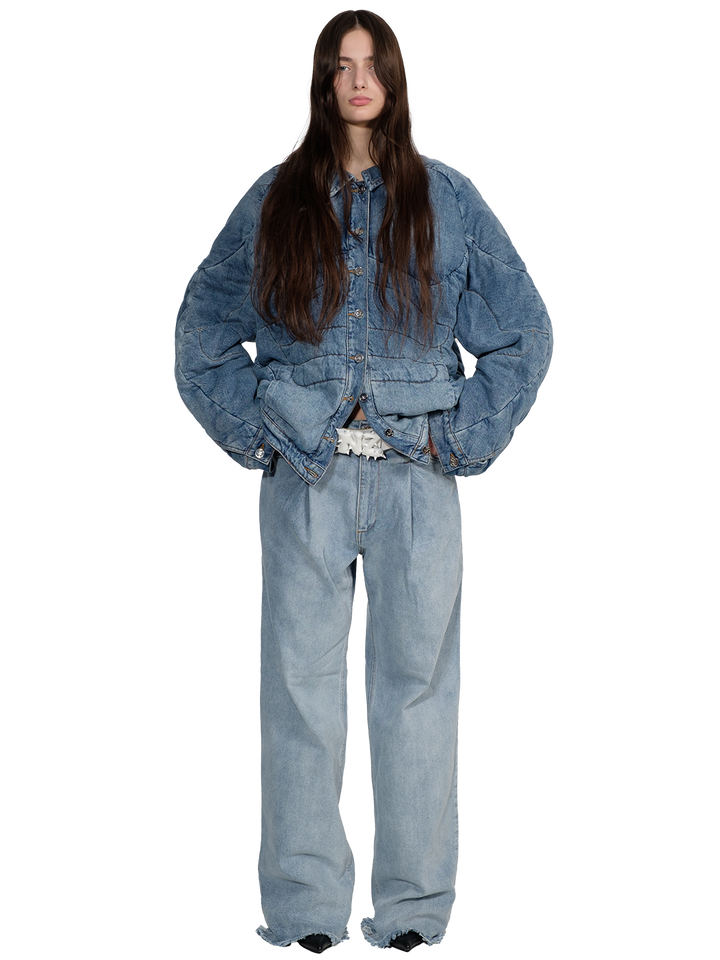 natasha zinko ABS+BICEPS DENIM JACKET