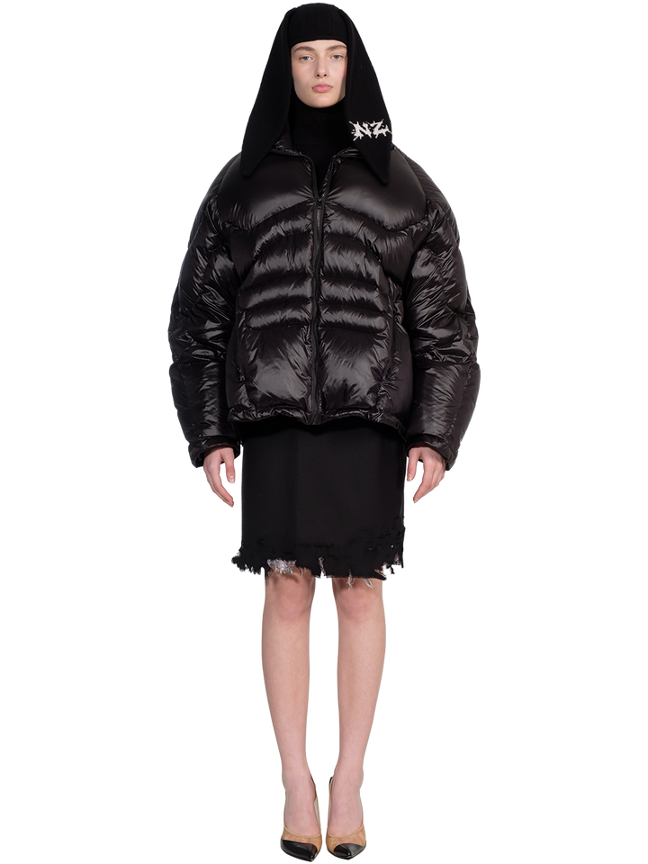 natasha zinko ABS+BICEPS DENIM PUFFER