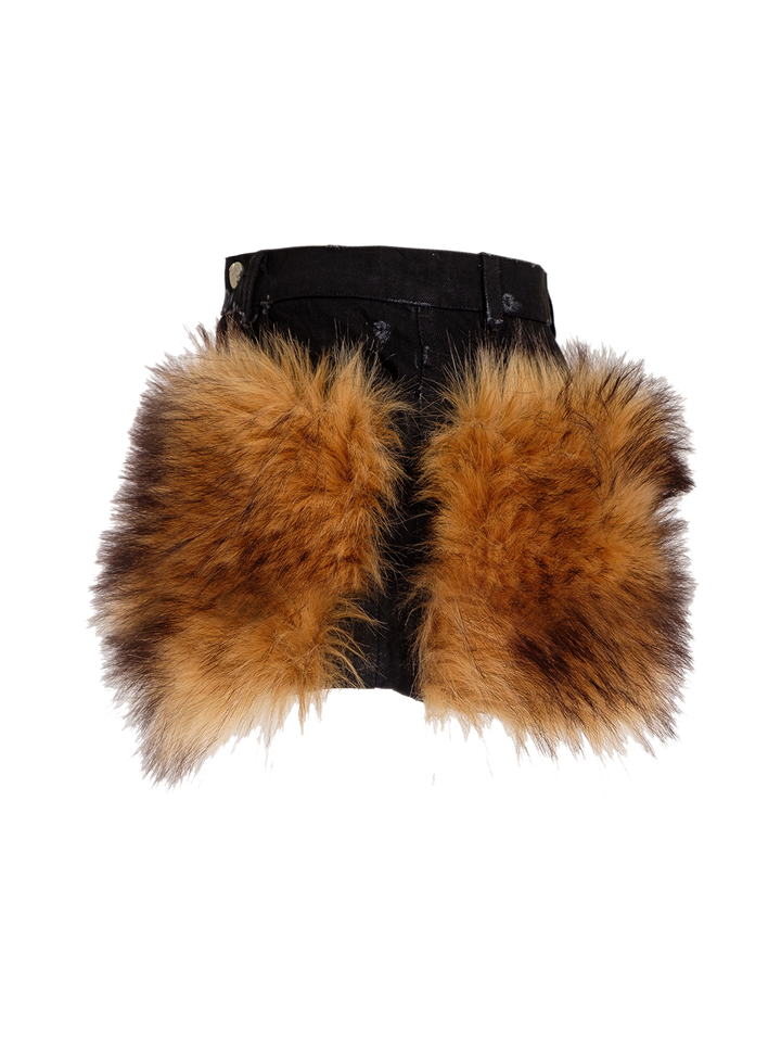 Natasha Zinko ALIEN FUR SKIRT
