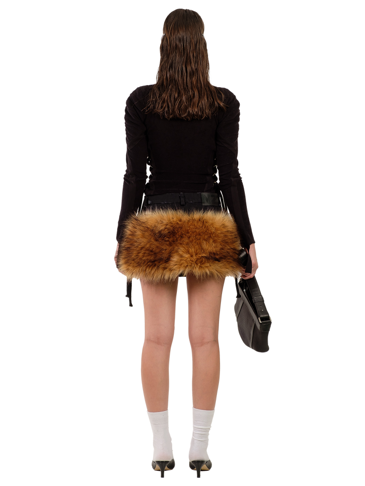 Natasha Zinko ALIEN FUR SKIRT