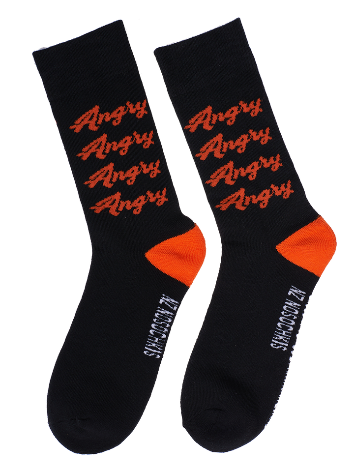 Natasha Zinko Angry Black Socks /3 Pairs/