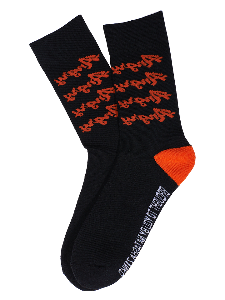 Natasha Zinko Angry Black Socks /3 Pairs/