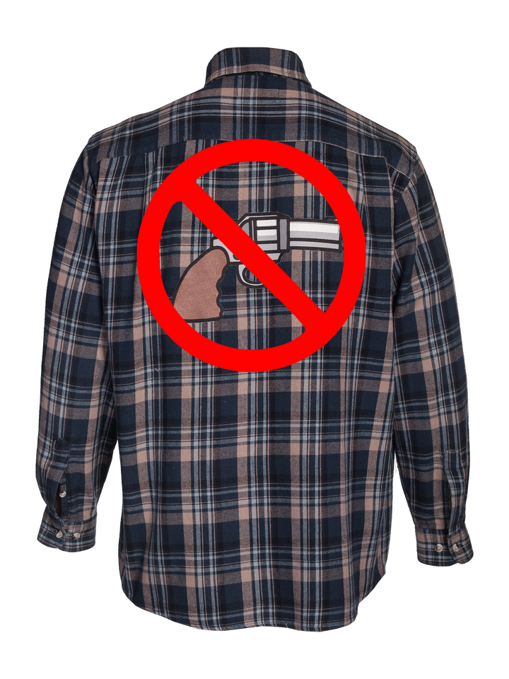 Natasha Zinko Anti Gun Plaid Buttoned Shirt