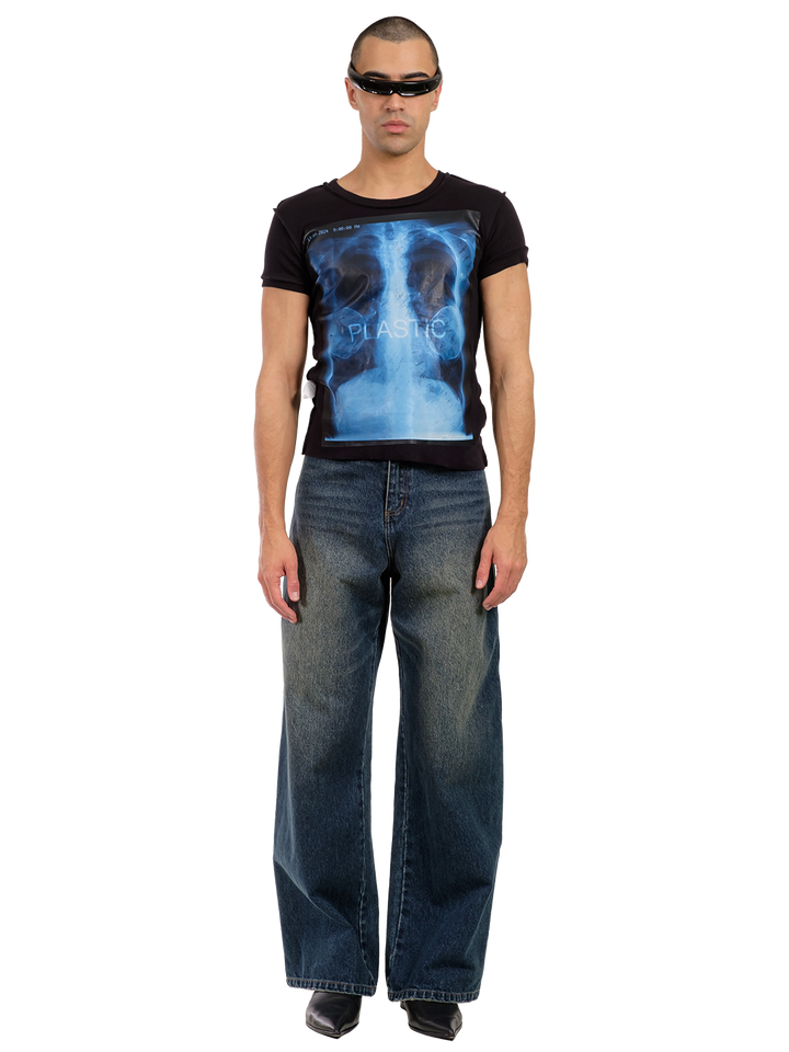 natasha zinko BACK STRAPPED JEANS