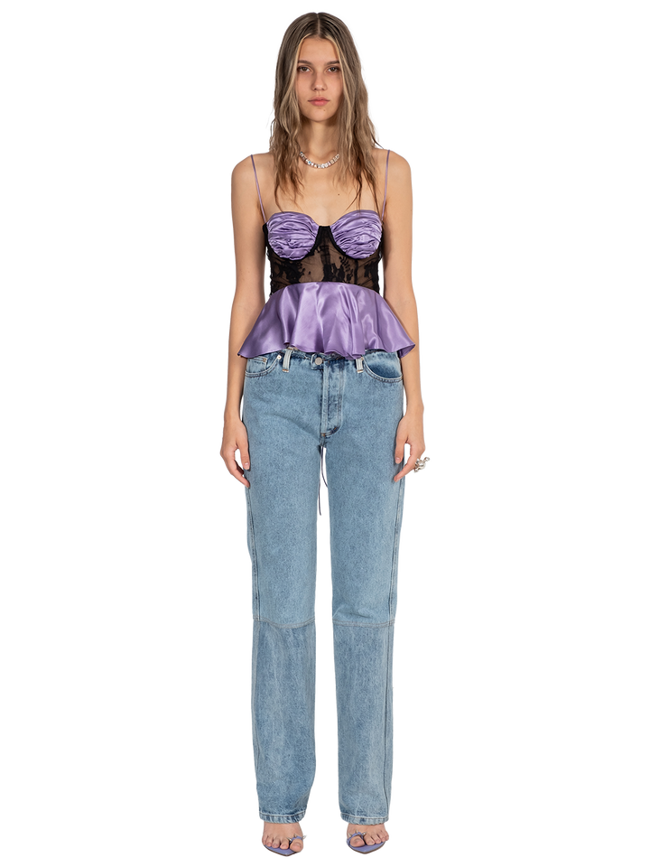 Natasha Zinko Belt Off Slim Jeans