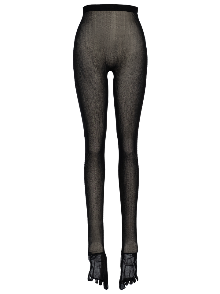 natasha zinko Black Mesh Leggings