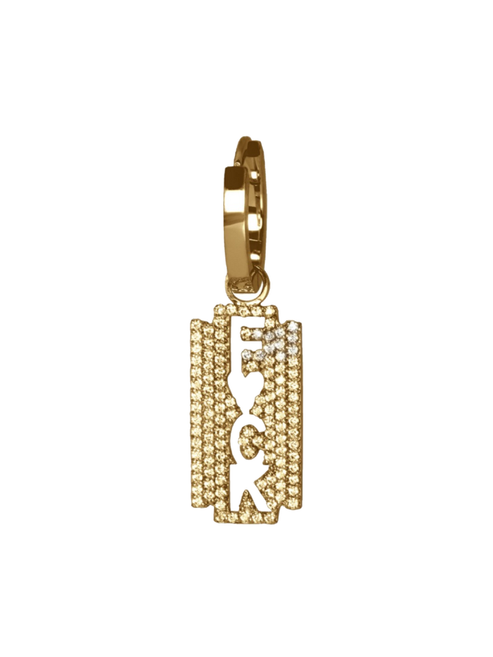 natasha zinko Blade F*ck Earring