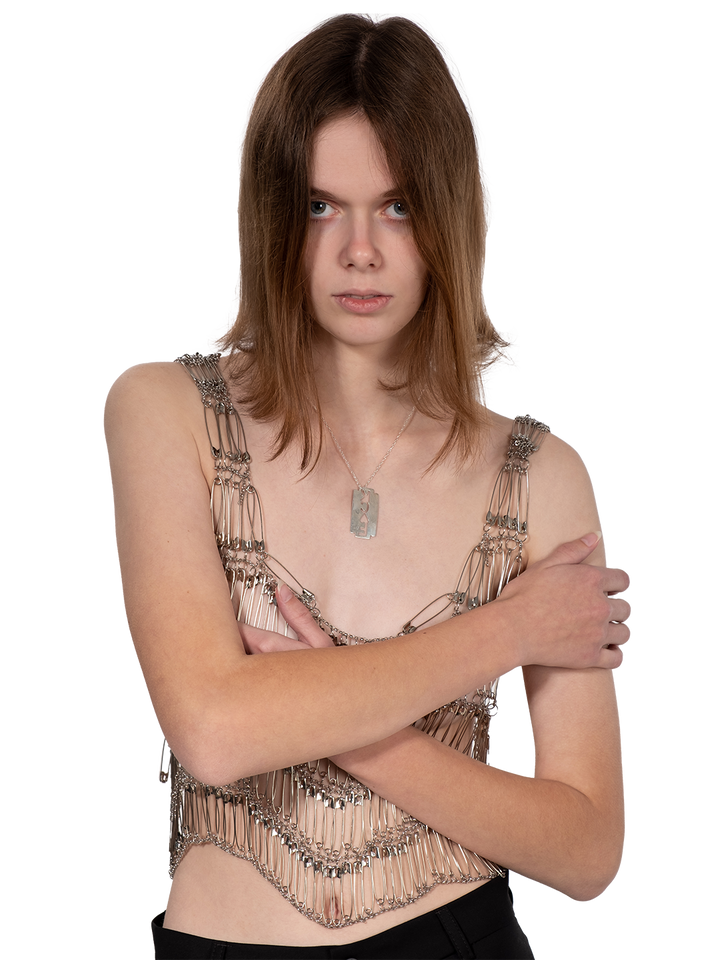 Natasha Zinko Blade F*ck Necklace