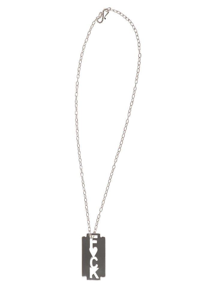 natasha zinko Blade F*ck Necklace