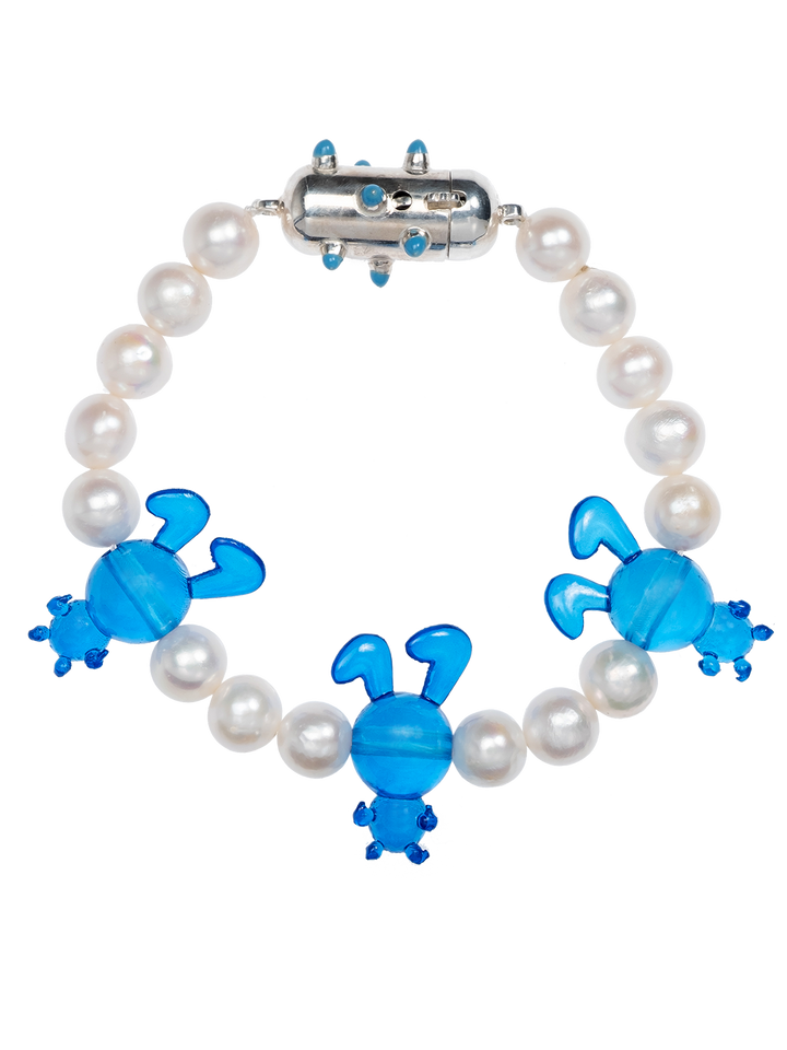 natasha zinko Blue Bunnies Bracelet