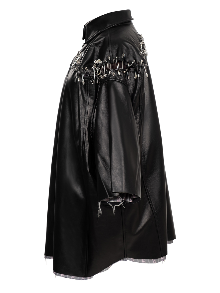 Natasha Zinko Box Safety-pin Detail Shirt