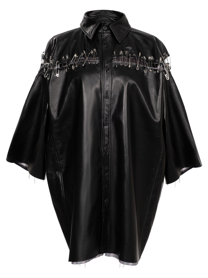 Natasha Zinko Box Safety-pin Detail Shirt