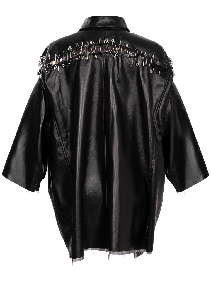 natasha zinko Box Safety-pin Detail Shirt