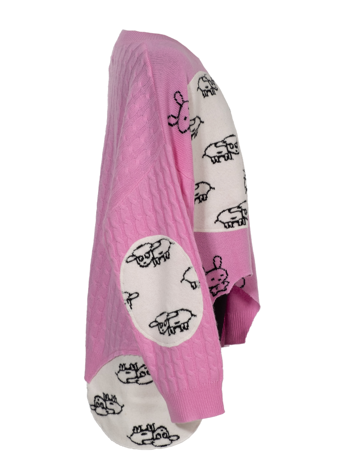 Natasha Zinko Bunnies & Sheep Cashmere Sweater