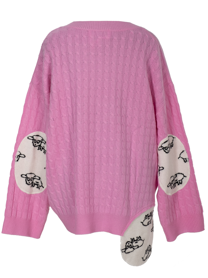 Natasha Zinko Bunnies & Sheep Cashmere Sweater