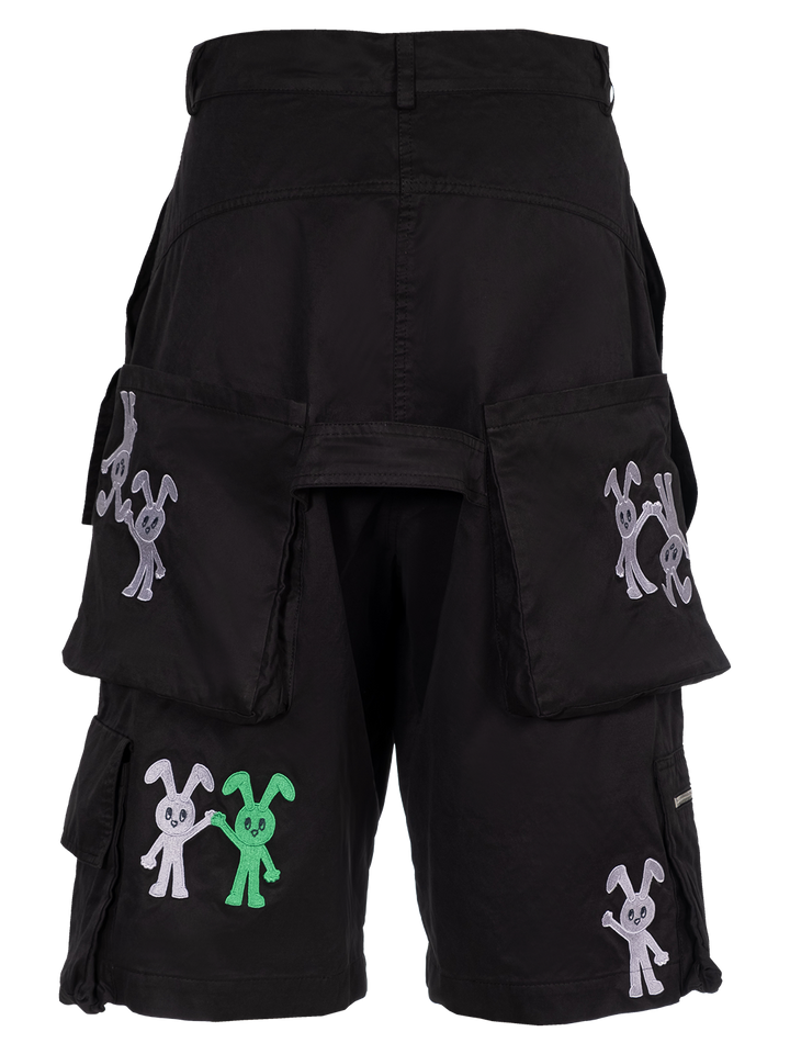 Natasha Zinko Bunny Cargo Shorts