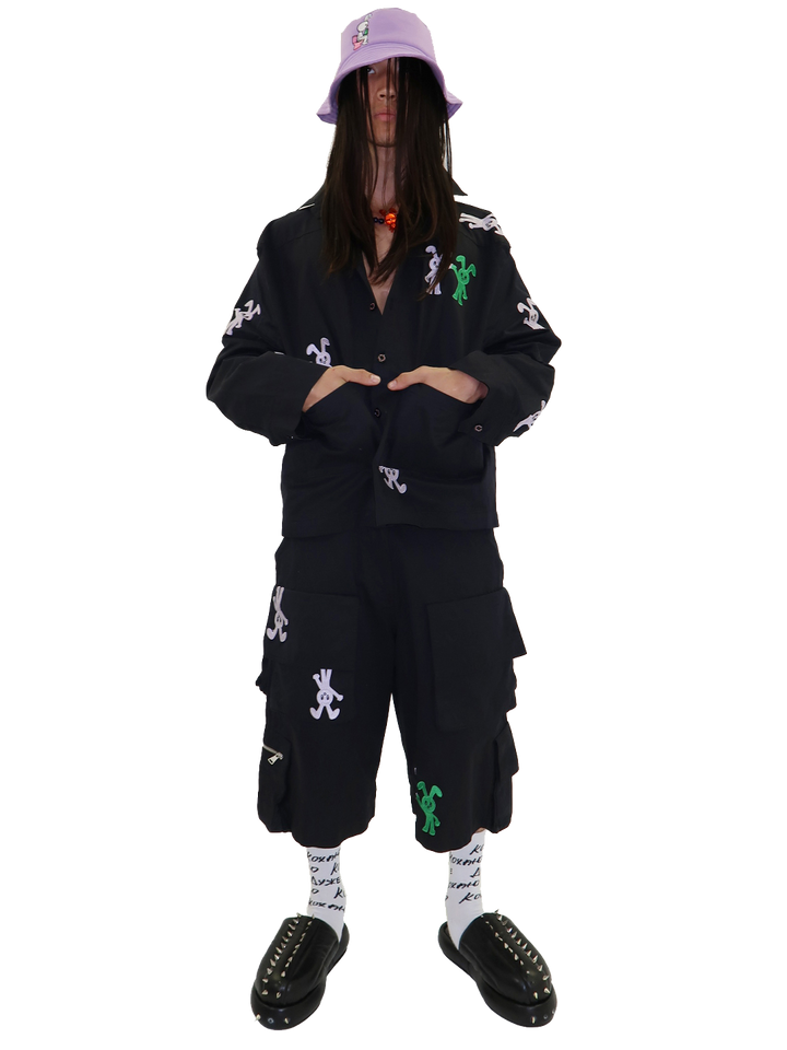 Natasha Zinko Bunny Cargo Shorts