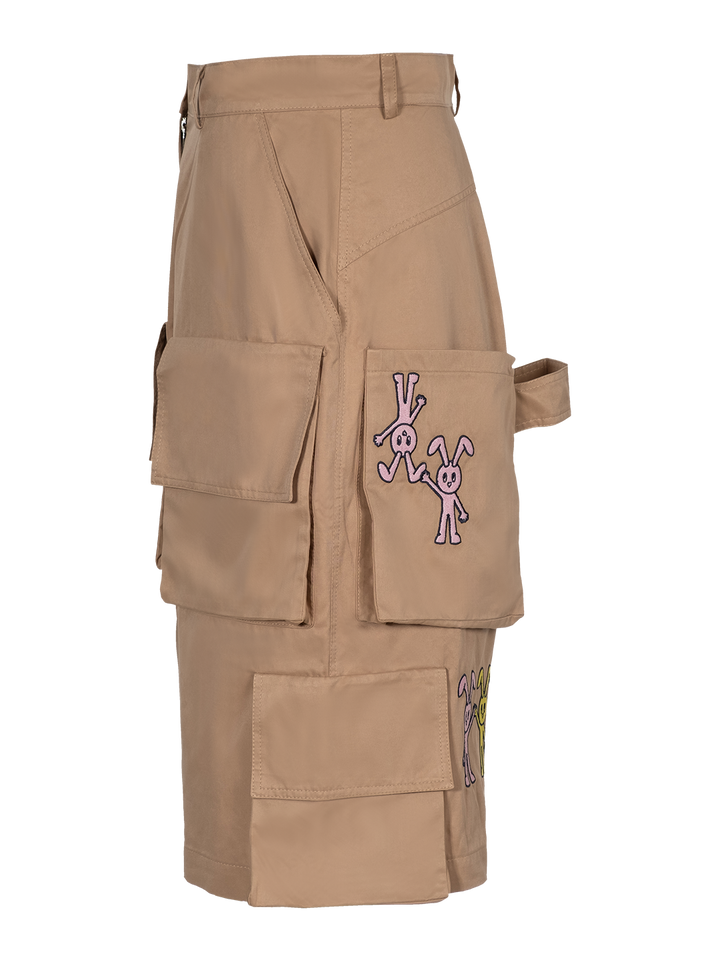 Natasha Zinko Bunny Cargo Shorts